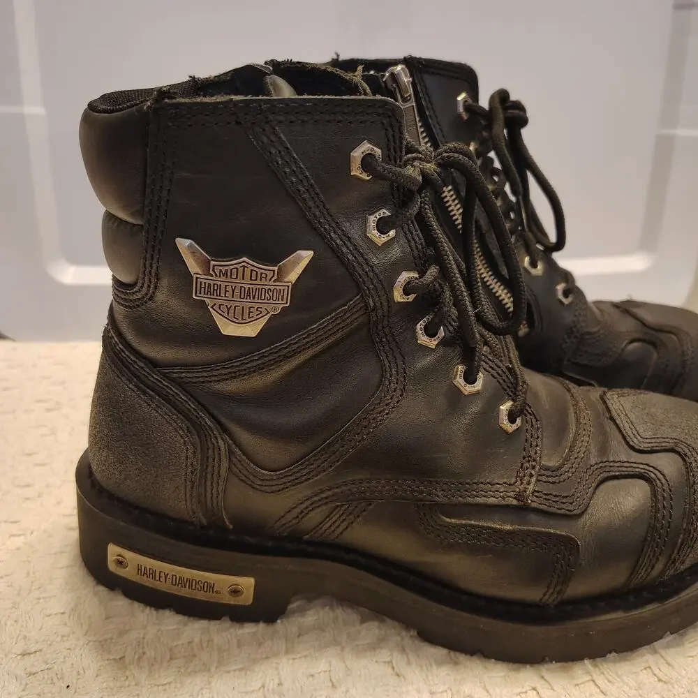 Harley Davidson Men's Stealth Motorcycle Boots Black D91642